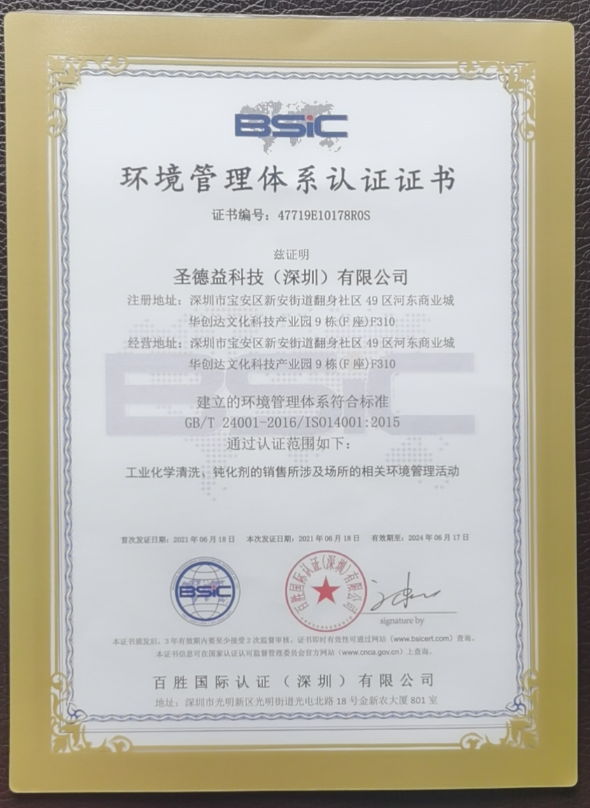 ISO14004环境环境管理体系认证